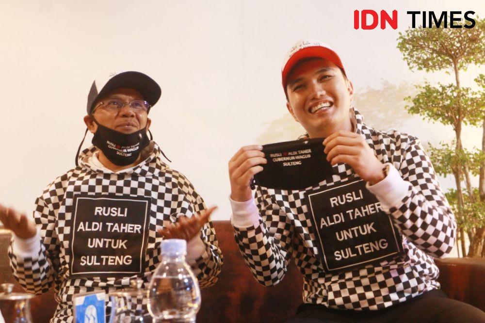 Ilustrasi - Aldi Taher saat maju sebagai cawagub pada Pilgub Sulteng 2020 berpasangan dengan Rusli Baco Daeng Palabbi. (IDN Times/M Faiz Syafar)