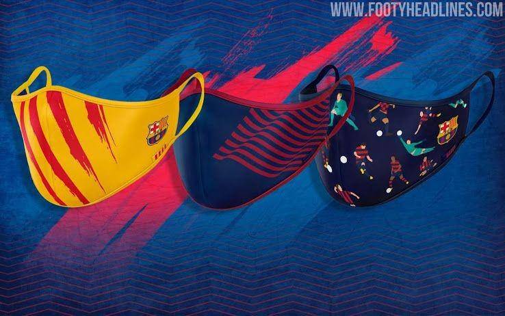 Masker Barcelona. (footyheadline.com).