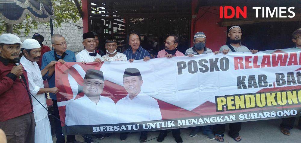 Relawan Gono-Gini dukung Noto dalam pilkada Bantul 2020. IDN Times/Daruwaskita