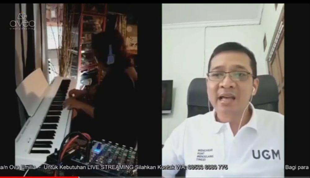 Konser amal virtual The Dean Band. Dok: istimewa
