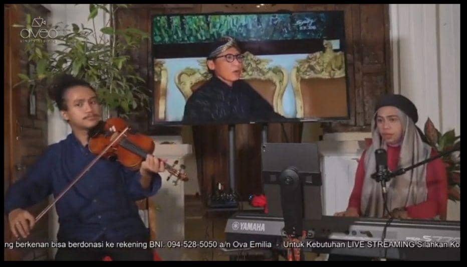Konser amal virtual The Dean Band. Dok: istimewa