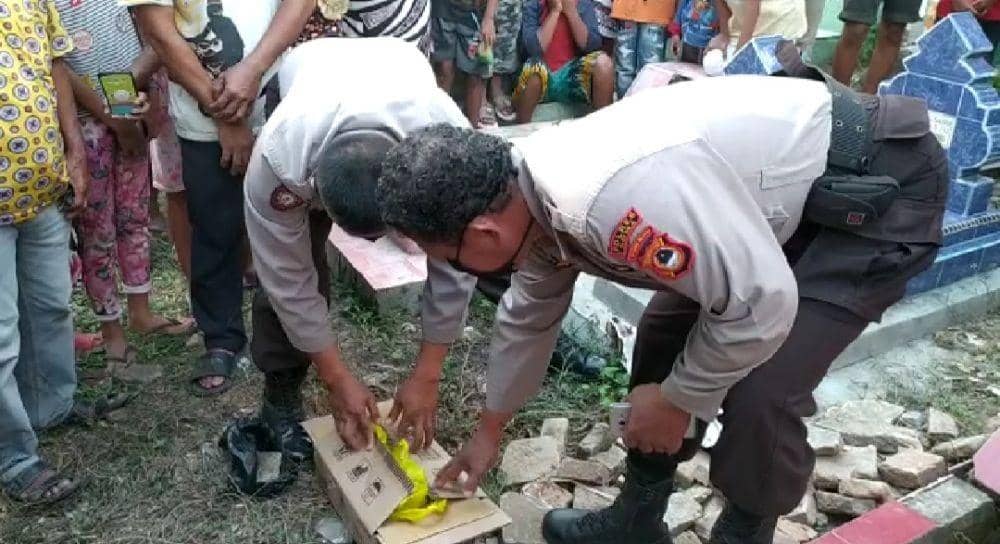 Orok Terbungkus Koran Ditemukan di Pekuburan Benteng Somba Opu Gowa