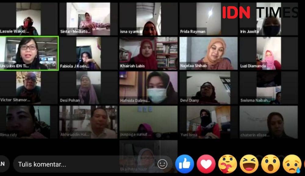 Webinar Media dan Pendidikan Anak di Era Pandemik, Selasa 21 Juli 2020 (Tangkap Layar Facebook/IDN Times)