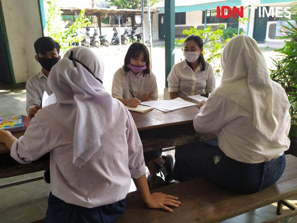 Siswa SMP "17" 1 Yogyakarta. IDN Times/Siti Umaiyah