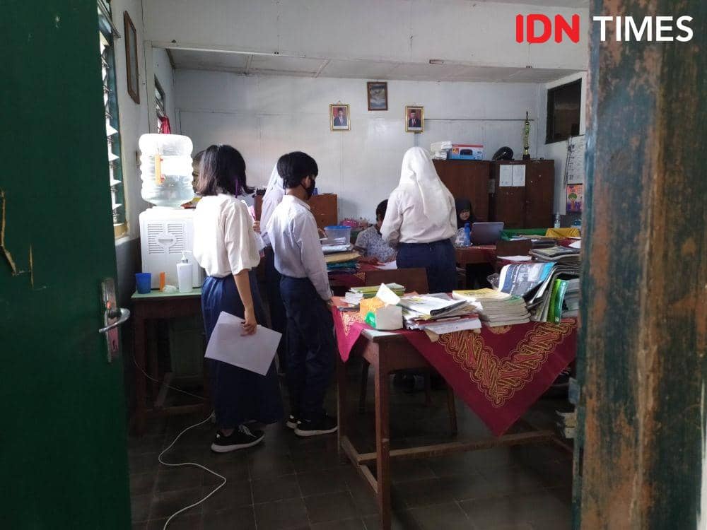 Siswa SMP "17" 1 Yogyakarta. IDN Times/Siti Umaiyah