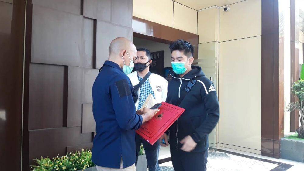 Boy William usai pemeriksaan di Mapolda Jatim, Rabu (22/7/2020). Dok Istimewa