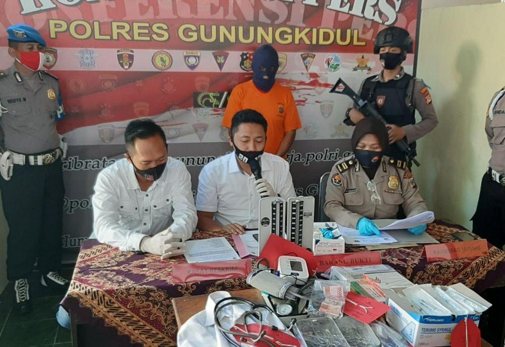 Buka Klinik Ilegal di Gunungkidul, Pensiunan Pertamina Ditangkap