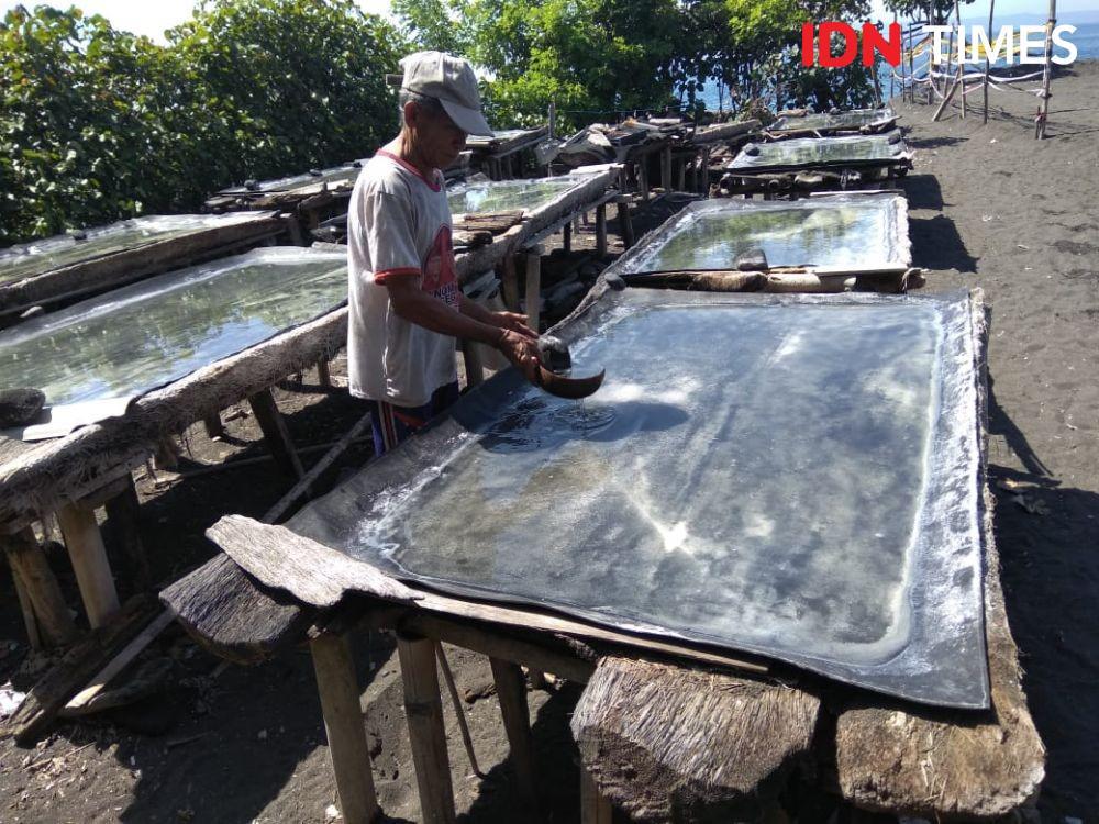Petani Garam Kusamba Tersisa 16 Orang, Millennial Enggan Tekuni Usaha