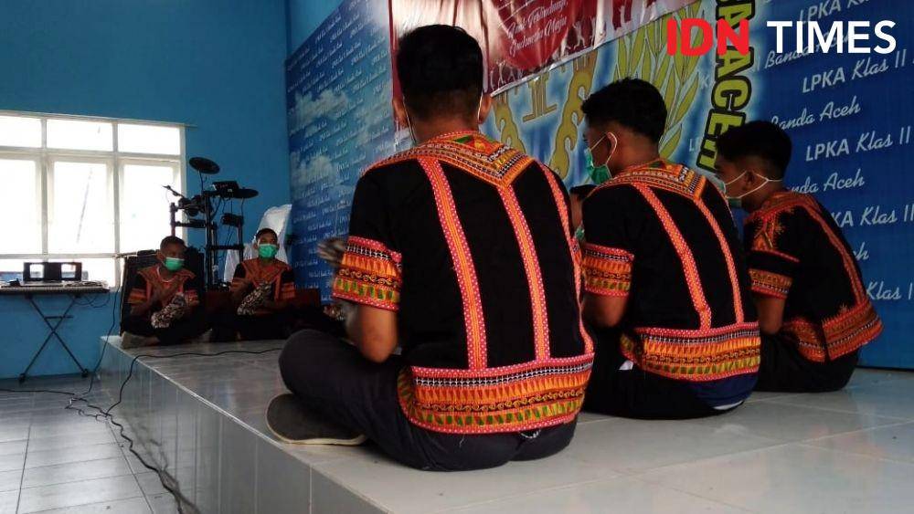 Peringatan Hari Anak Nasional di Lembaga Pembinaan Khusus Anak Kelas II Banda Aceh (IDN Times/Saifullah)