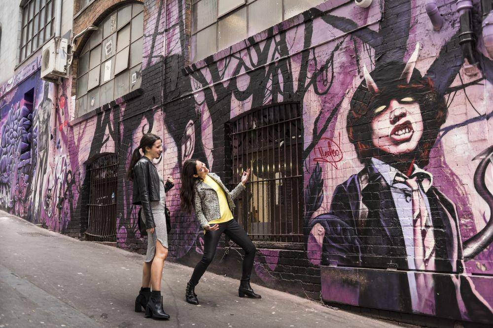 ACDC Lane, Melbourne Laneways, VIC - Visit Victoria ©️ Tourism Australia