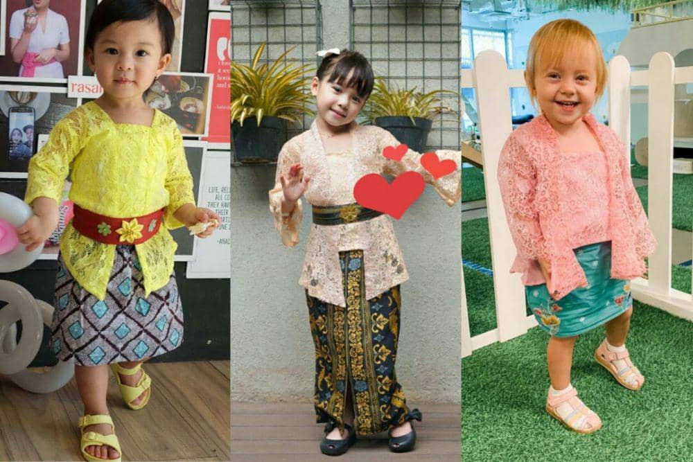 12 Gaya Anak Artis Tampil Beda dengan Kebaya, Manisnya Bikin Gemas!