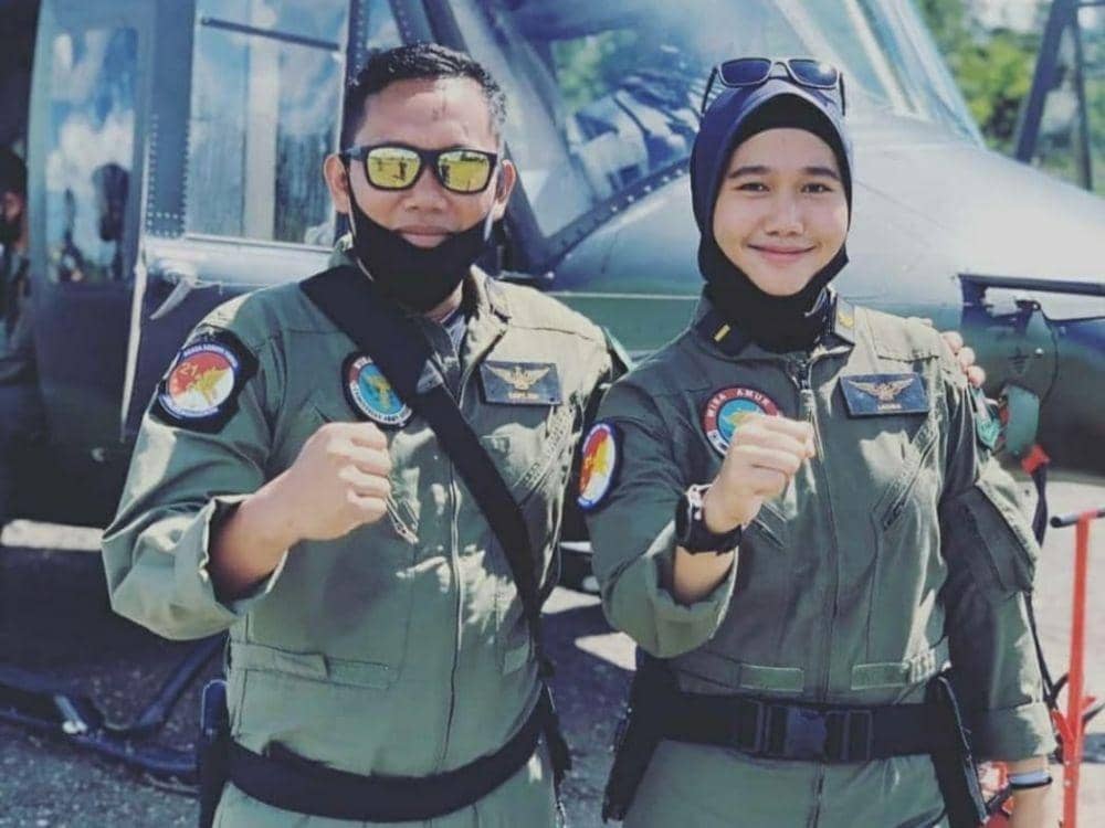 Letda CPN (K) Puspita Ladiba, Pilot Wanita Pertama TNI AD (Instagram.com/puspitaladiba)