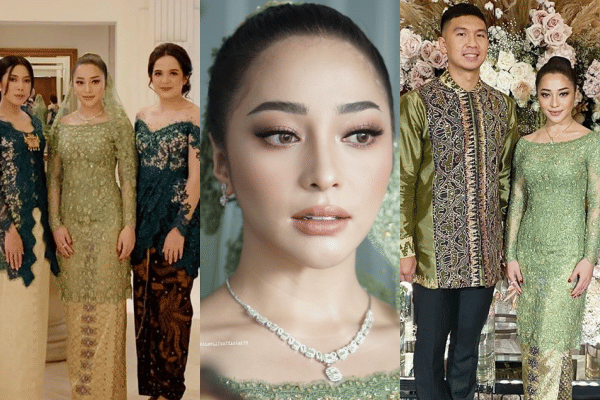 9 Gaya Kebaya dan Makeup Lamaran Nikita Willy, Anggun Memesona!