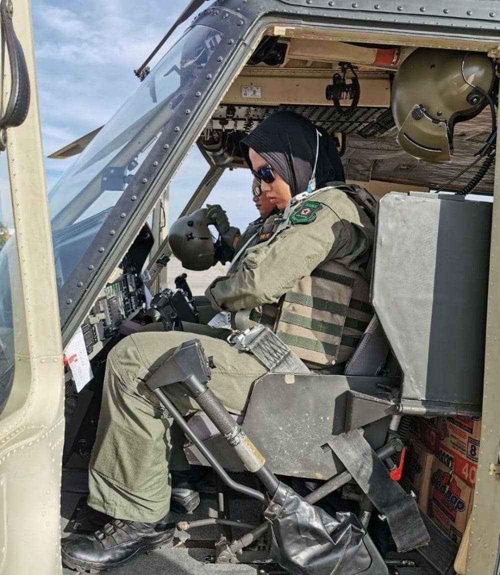 Letda CPN (K) Puspita Ladiba, Pilot Wanita Pertama TNI AD (Instagram.com/puspitaladiba)