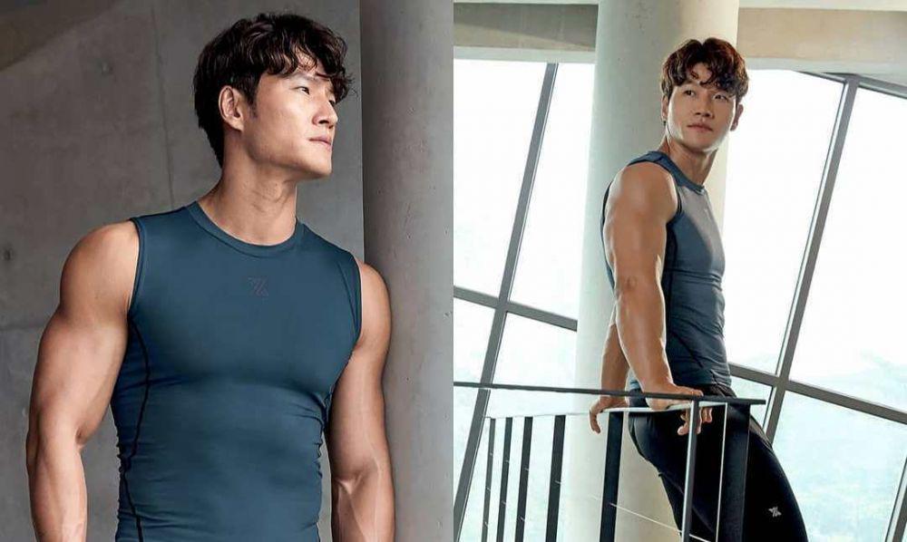 10 Potret Kim Jong Kook 'Running Man' Pamer Tubuh Kekar, Manly Abis!