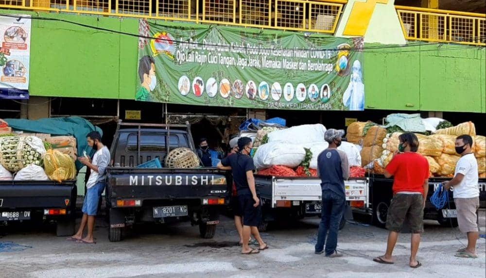 Pasar Keputran Kembali Buka, Protokol Kesehatan Diperketat