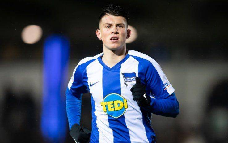 Bintang muda Hertha Berlin, Lazar Samardzic. Twitter/@TeamMilanAC