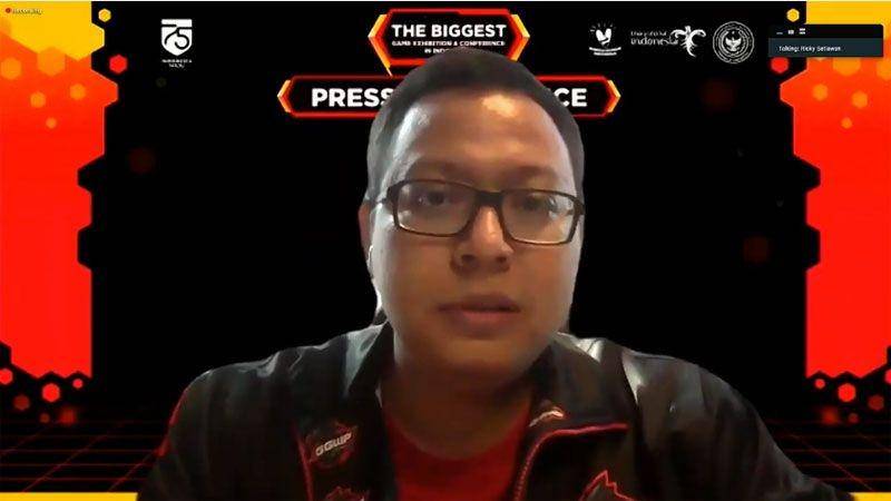 Ricky Setiawan, CEO GGWP.id dalam presscon Baparekraf Game Prime 2020. youtube.com/Asosiasi Game Indonesia