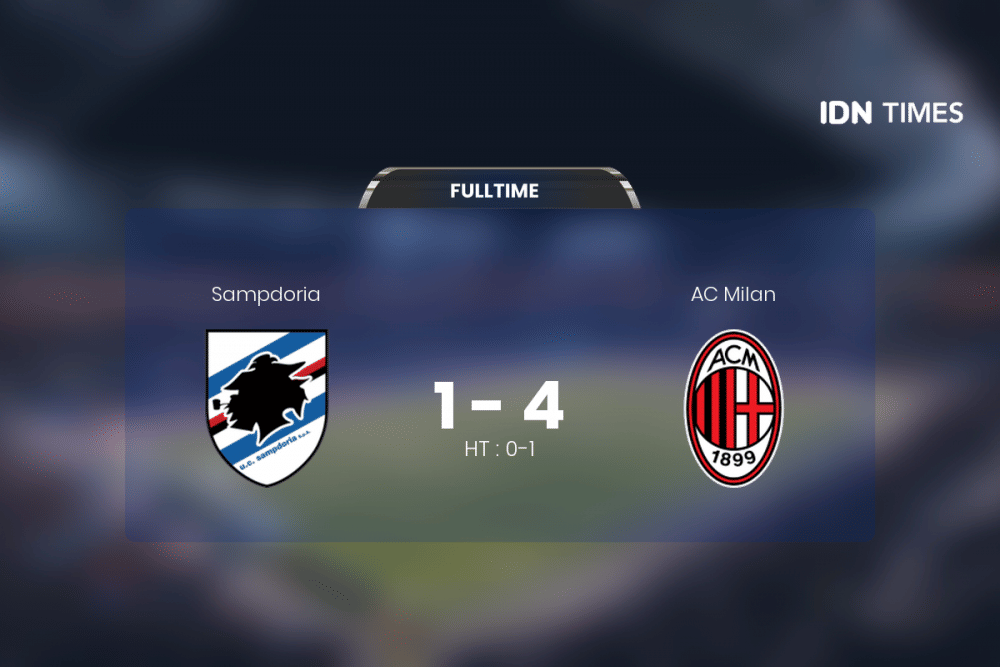 Sampdoria Dihajar AC Milan 1-4, S. Pioli Puji Pemain