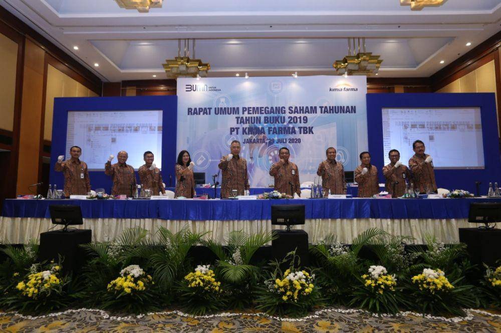 Rapat Umum Pemegang Saham Tahunan 2019 PT Kimia Farma. (Dok. IDN Times/Kimia Farma)