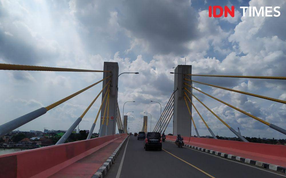 Ilustrasi Jembatan Musi di Palembang, IDN Times/Feny Maulia Agustin