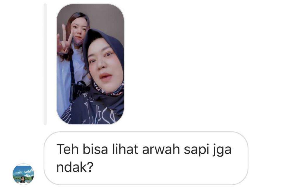 10 Pertanyaan Kocak Netizen ke Risa Saraswati, Ada Hantu Hewan?