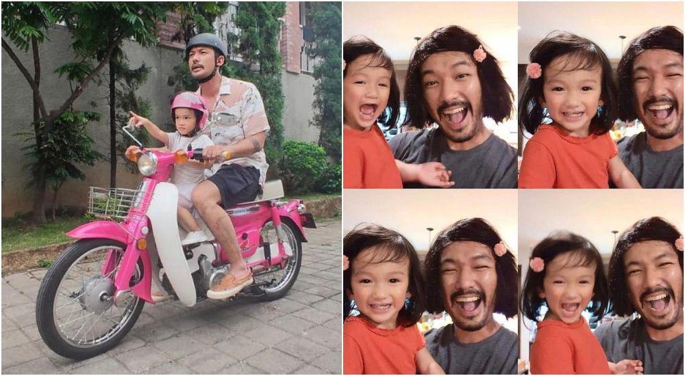 10 Potret Rio Dewanto dan Salma, Bapak Macho Momong Anak Gadis