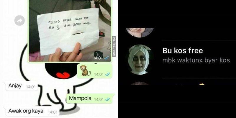 10 Chat dengan Ibu Kos Ini Endingnya Ngeselin, Bikin Geregetan