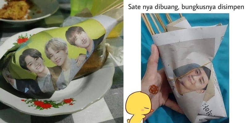 10 Potret Kocak Foto Orang di Bungkus Makanan, Ada Wajah Park Seo Joon
