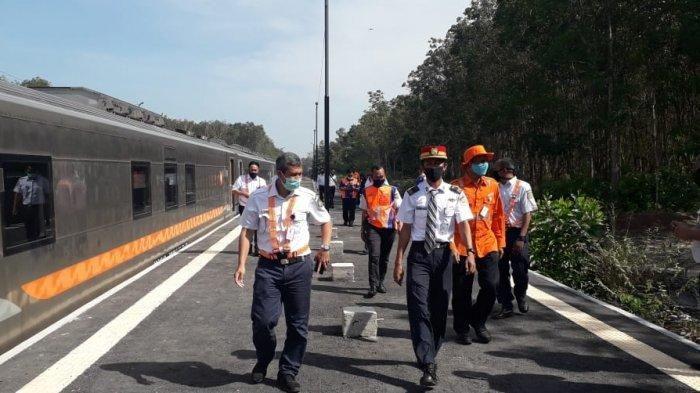 Stasiun KA Way Tuba, Way Kanan sudah resmi beroperasi. (Istimewa/IDN Times)