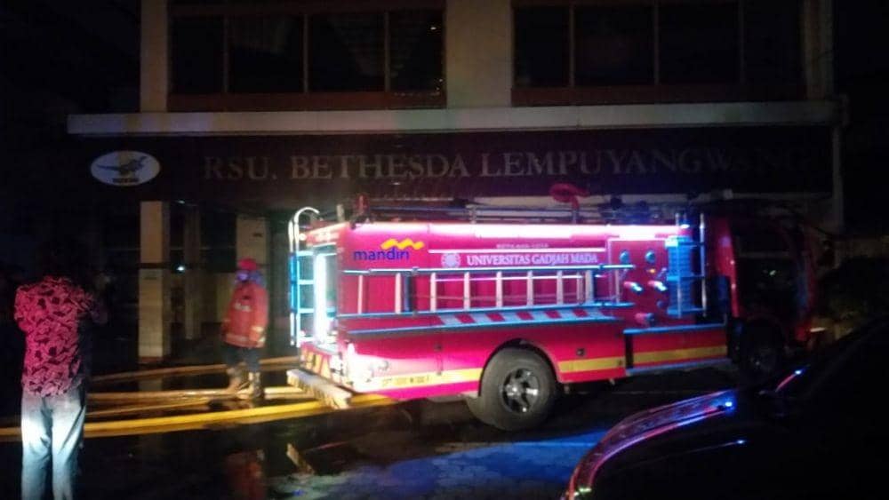 RS Bethesda Lempuyangan terbakar / Istimewa