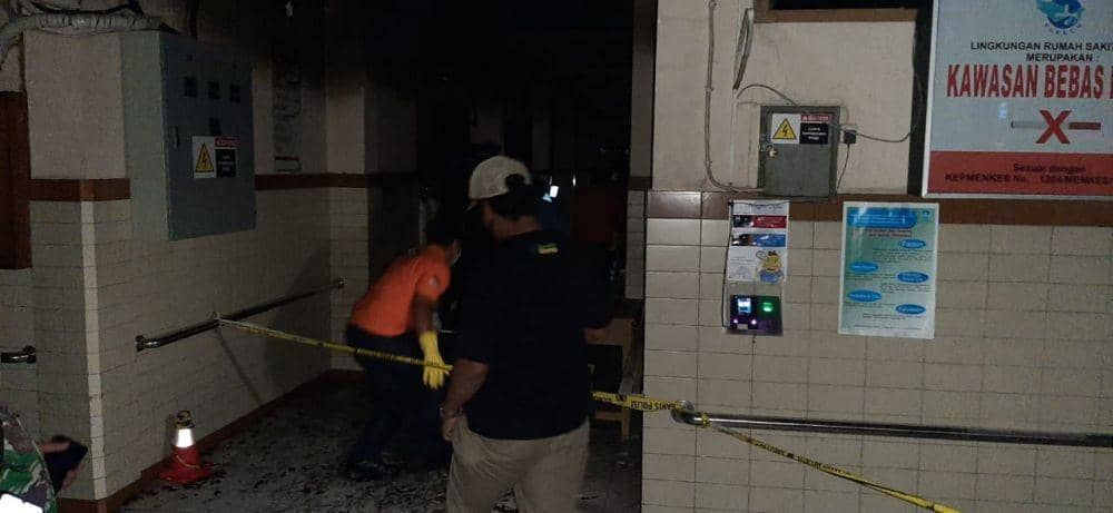 RS Bethesda Lempuyangan terbakar / Dokumentasi Polsek Danurejan