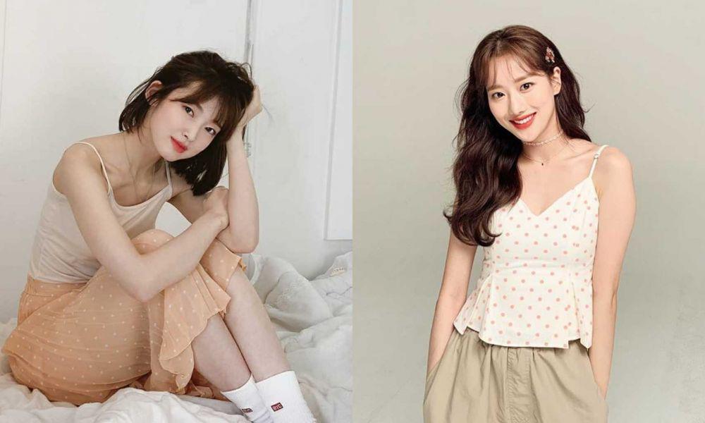 10 Adu Pesona Arin OMG dan Naeun April, MC Dua Acara Musik Hits Korea