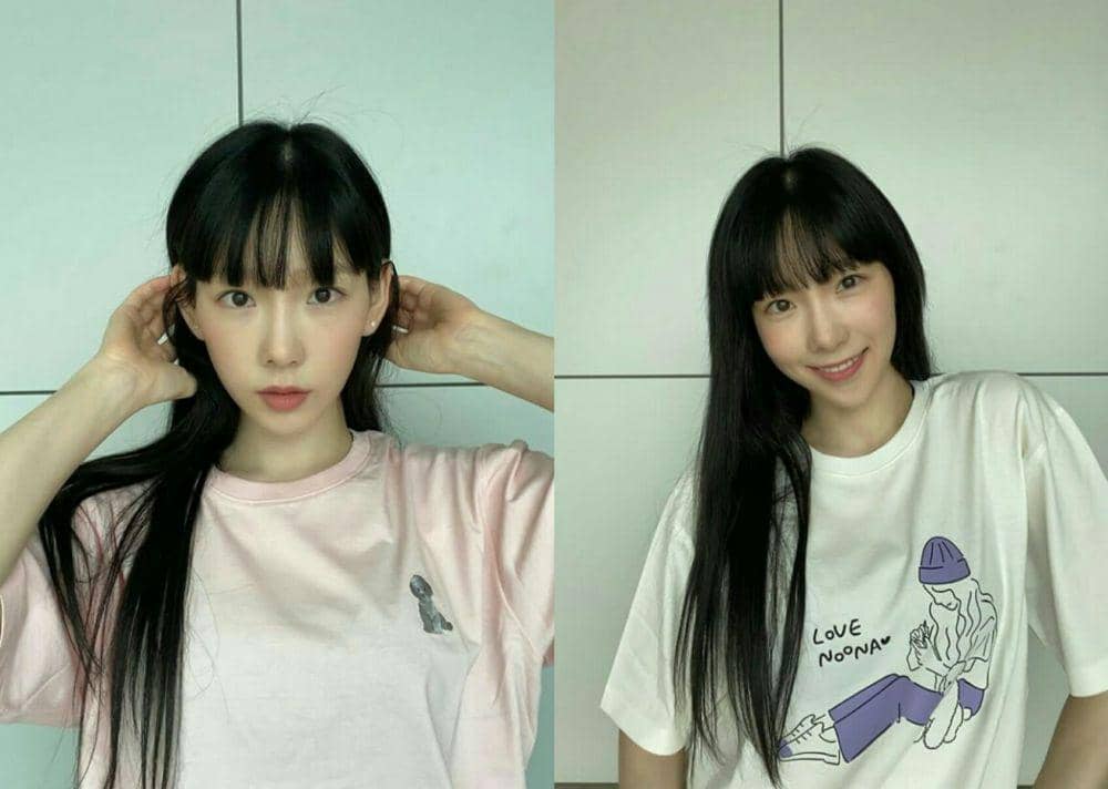 12 Potret Taeyeon SNSD dengan Rambut Panjang Berponi, Bikin Pangling!