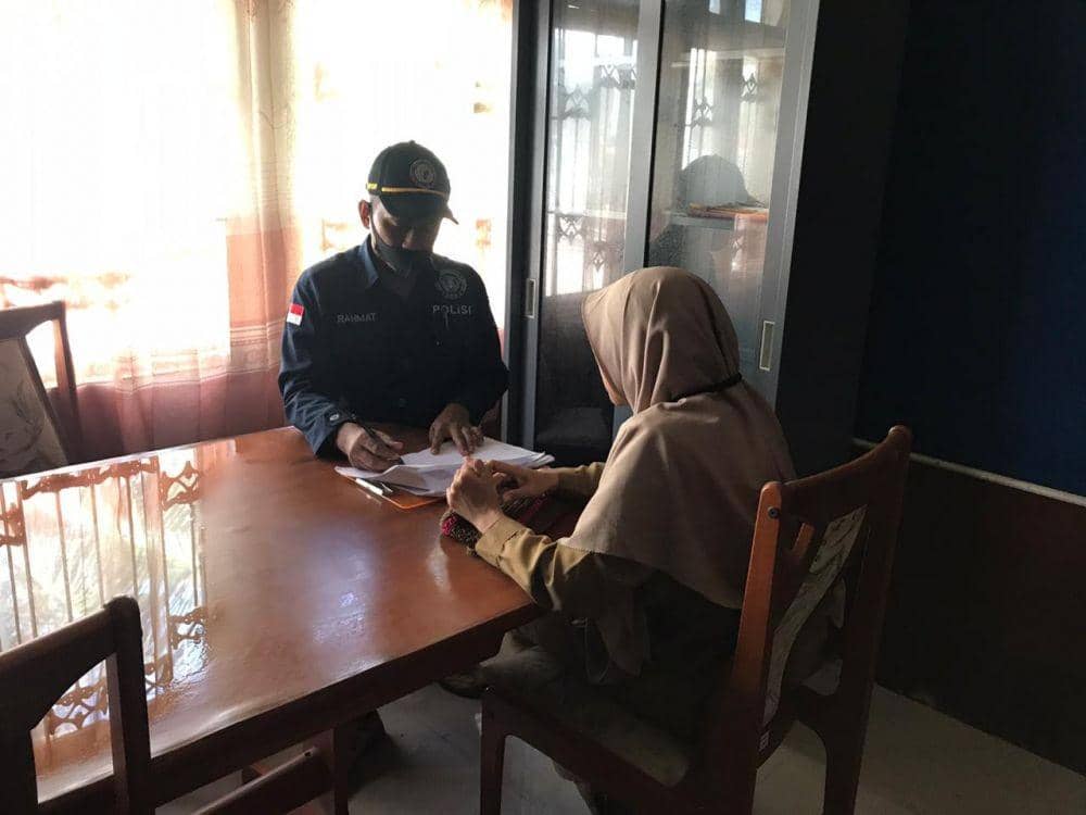 Polisi memeriksa sejumlah pegawai terkait kebakaran Kantor Dinkes Sulsel. IDN Times/Polrestabes Makassar