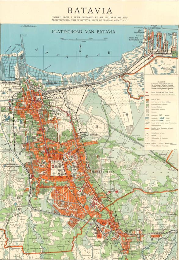 Jakarta Tahun 1939 (Studi Ruang Lingkup (Terrain Studies) Batavia-Bandung)
