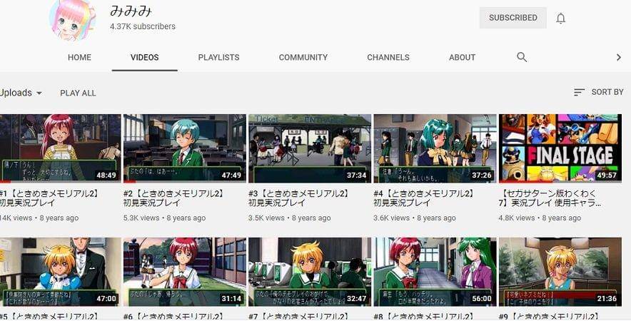youtube.com/みみみ
