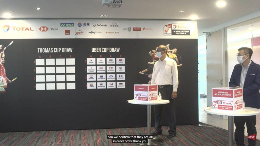 Drawing Uber Cup (YouTube.com/BadmintonWorld.tv)