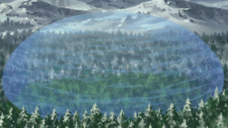 Jutsu Air di Naruto - Suiro Sameodori no Jutsu