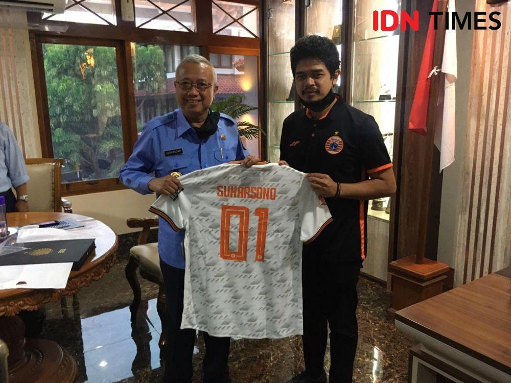 Berkandang di SSA, Bambang Pamungkas Sowan ke Bupati Bantul
