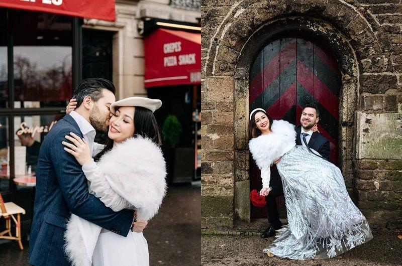 Jatuh ke Pelukan Bule, 10 Potret Prewedding Chef Marinka di Paris