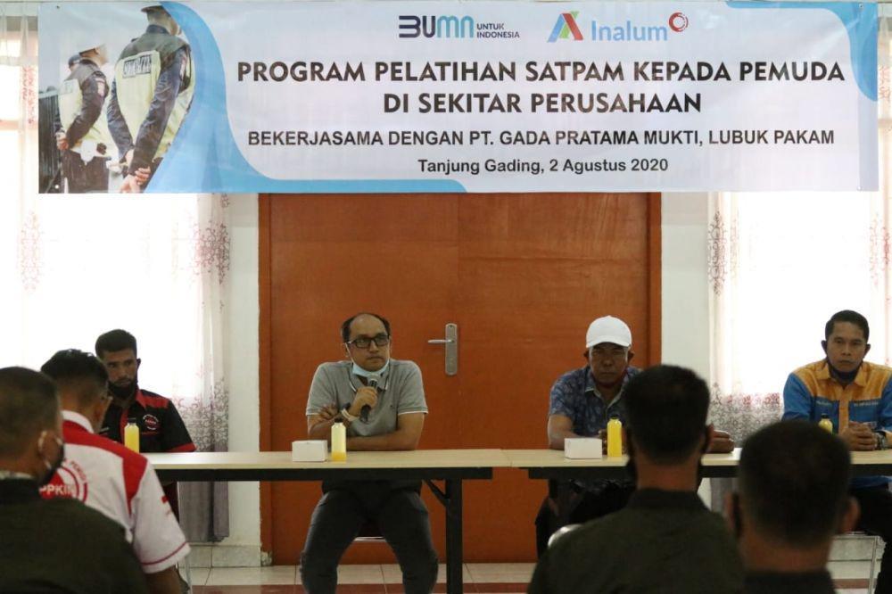 Program pelatihan satpam kepada pemuda sekitar perusahaan Inalum (Dok.IDN Times/istimewa)