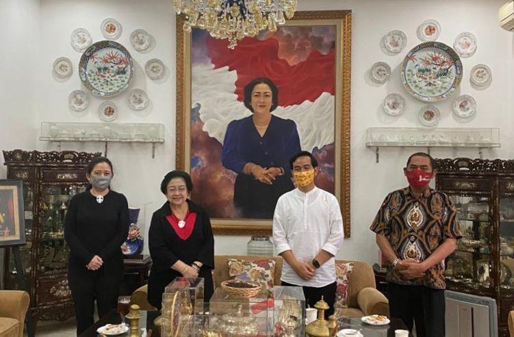 Gibran bertemu Megawati Soekarnoputri di Jakarta pada Rabu, (5/8/2020) (Dok. PDI Perjuangan)