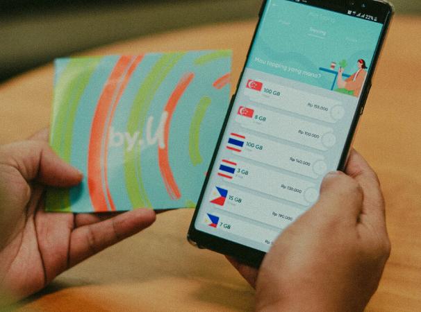 Cara Membeli dan Aktivasi Kartu by.U dari Aplikasi