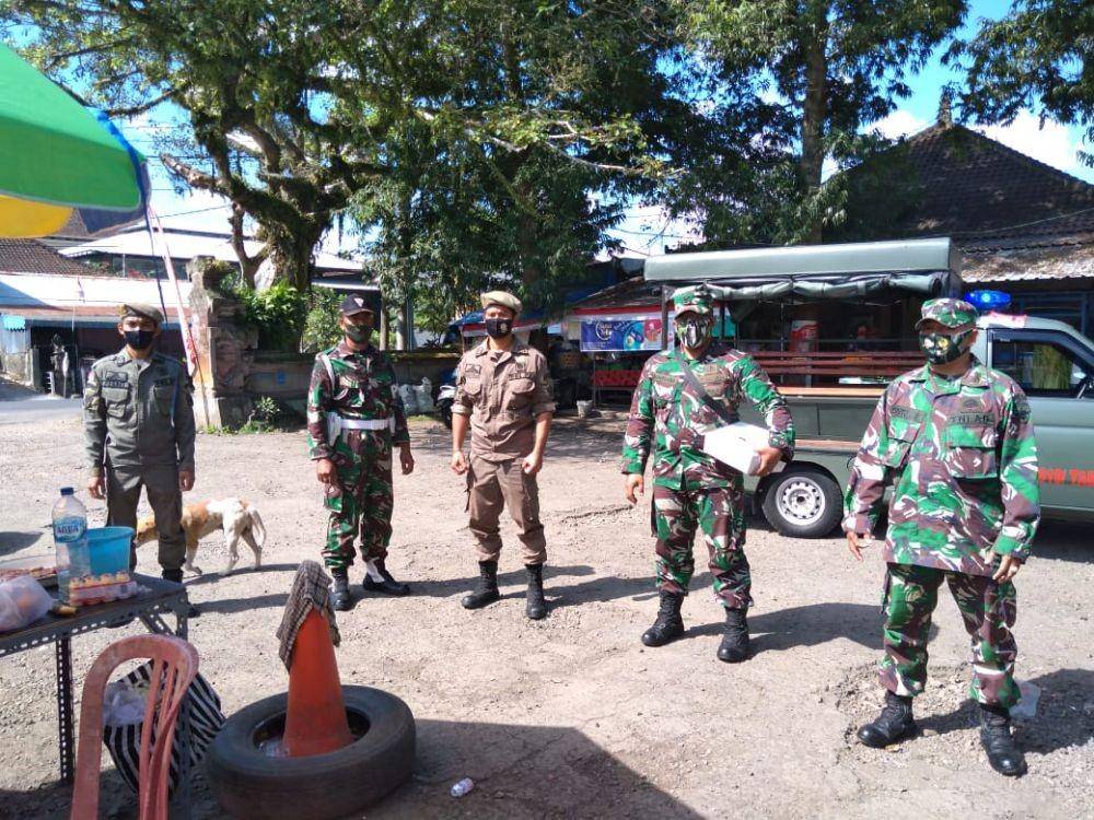 Patroli gabungan Kodim Tabanan dan Satpol PP Tabanan, Kamis (6/8)  (Dok.IDN Times/Humas Kodim Tabanan)