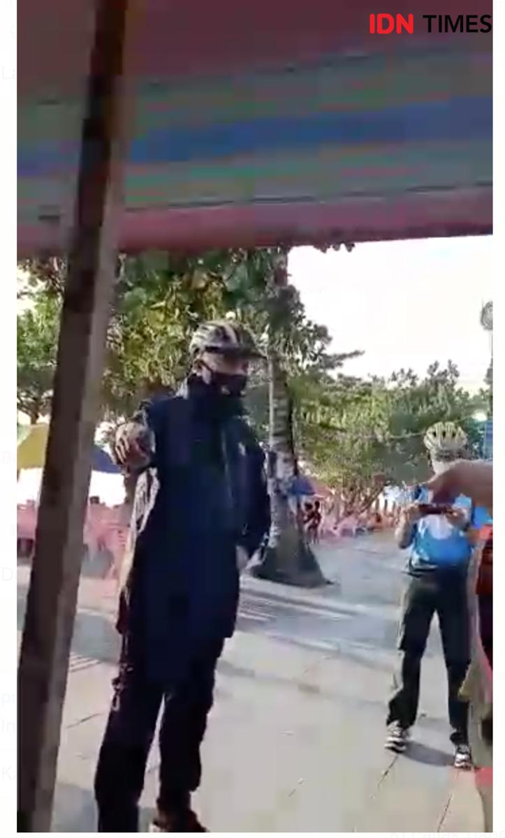 Tangkapan layar Walikota Padang dengan PKL. Doc. IDN Times