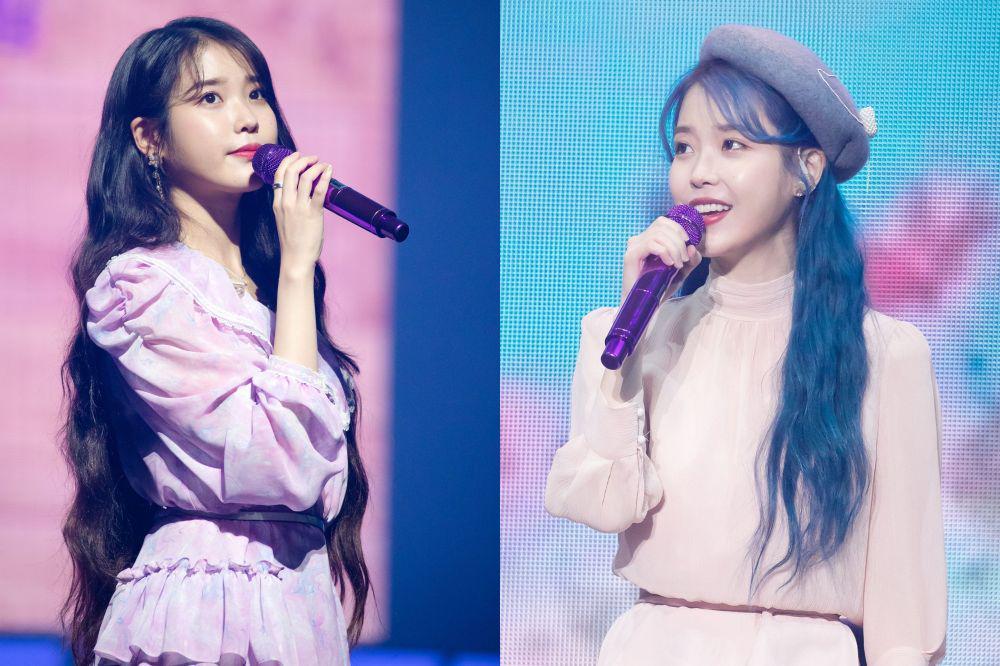 10 Pesona IU dengan Rambut Panjang Terurai, Auranya Kece Badai