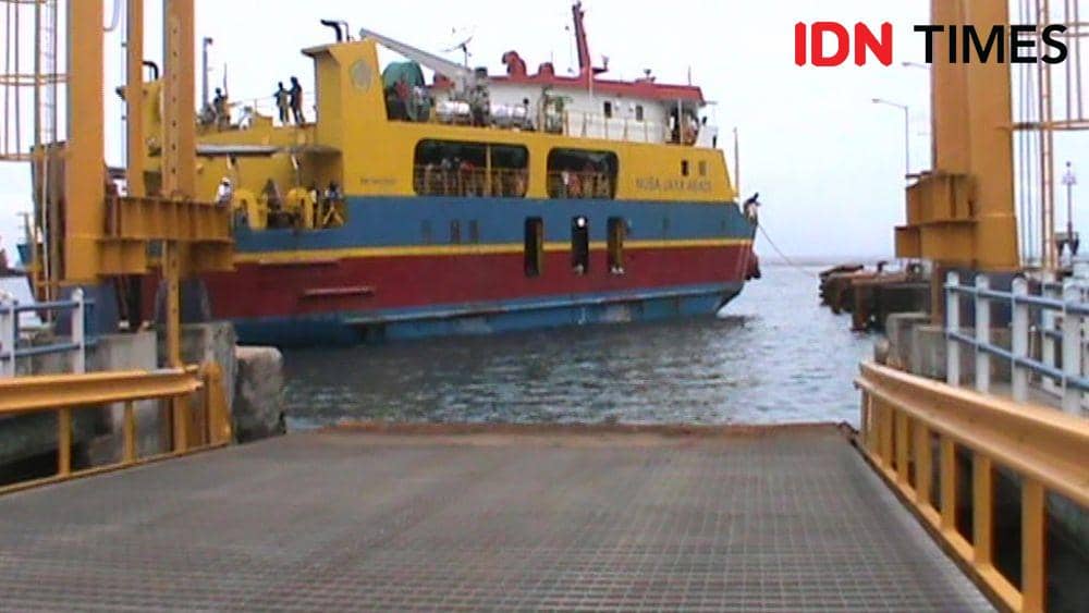 Tak Layani Penyeberangan, Roro Nusa Jaya Abadi dalam Proses Docking