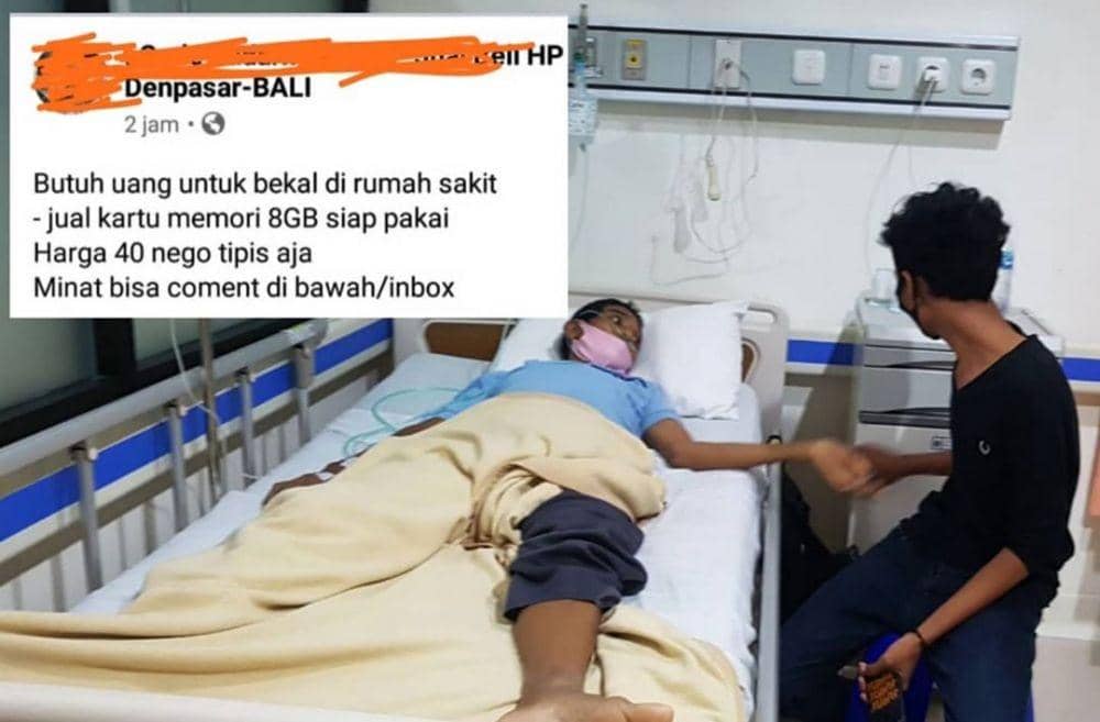 Cari Bekal ke RS, Gede Dibully Netizen Ketika Jual Memori Handphone
