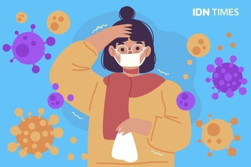 Ilustrasi orang mengenakan masker (IDN Times/Sukma Shakti)